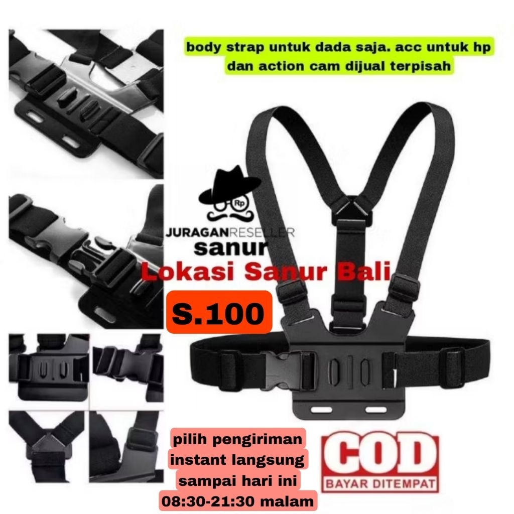 Body strap dada action cam chest strap chest belt