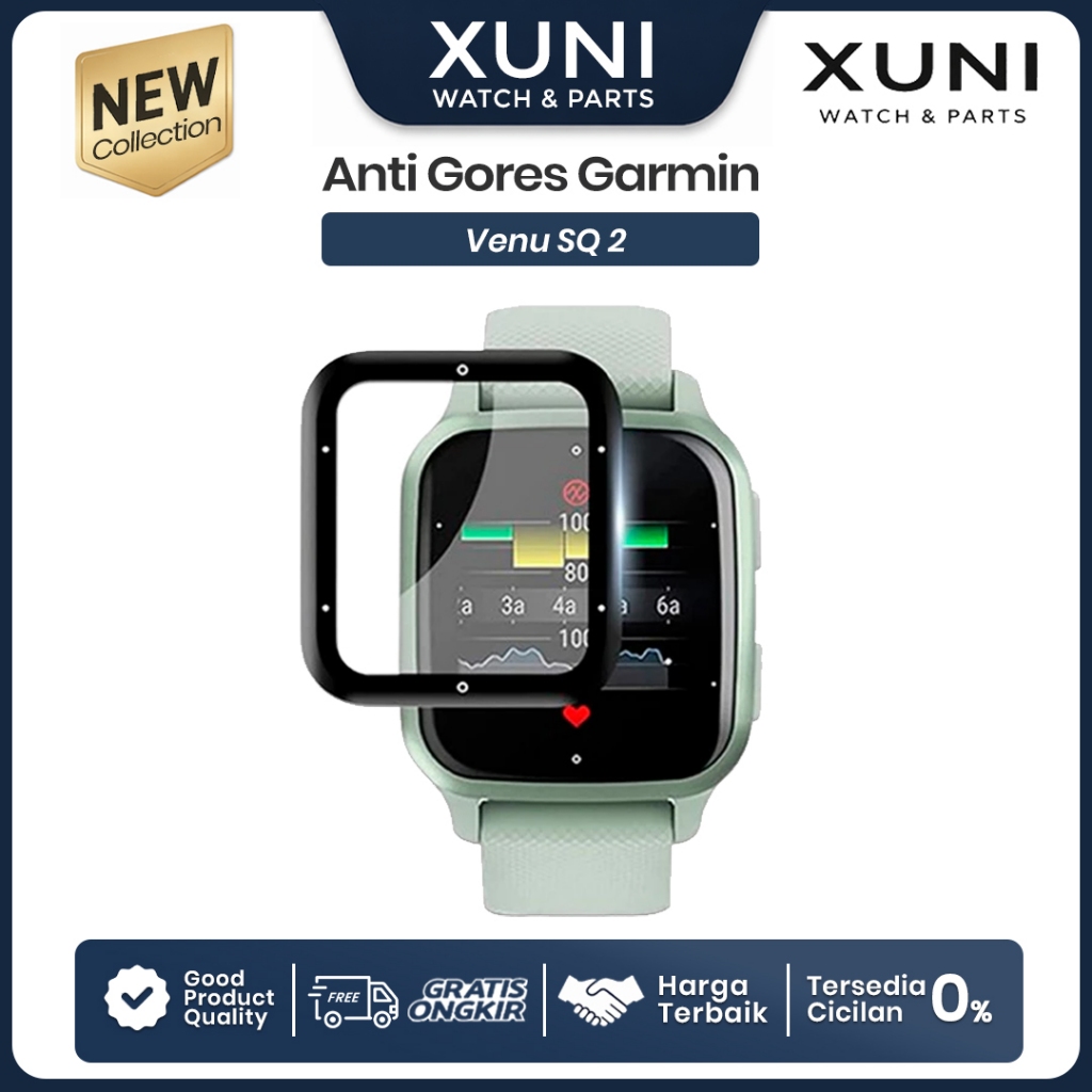 Screen Protector Anti Gores Garmin Venu SQ 2 Watch Film Anti Gores Venu SQ 2