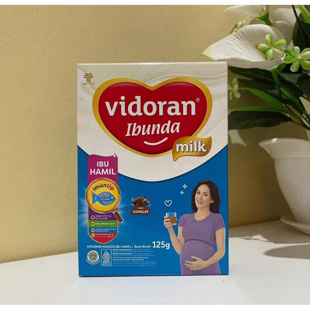 VIDORAN IBUNDA 125gr Coklat | Susu Ibu Hamil | Exp Agustus 2027