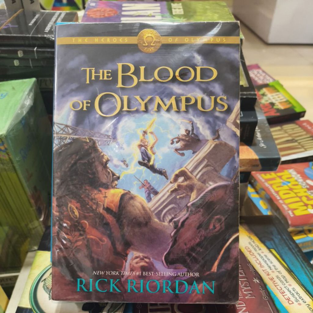 Buku THE HEROES OF OLYMPUS THE BLOOD OF OLYMPUS by RICK RIORDAN Bahasa Inggris
