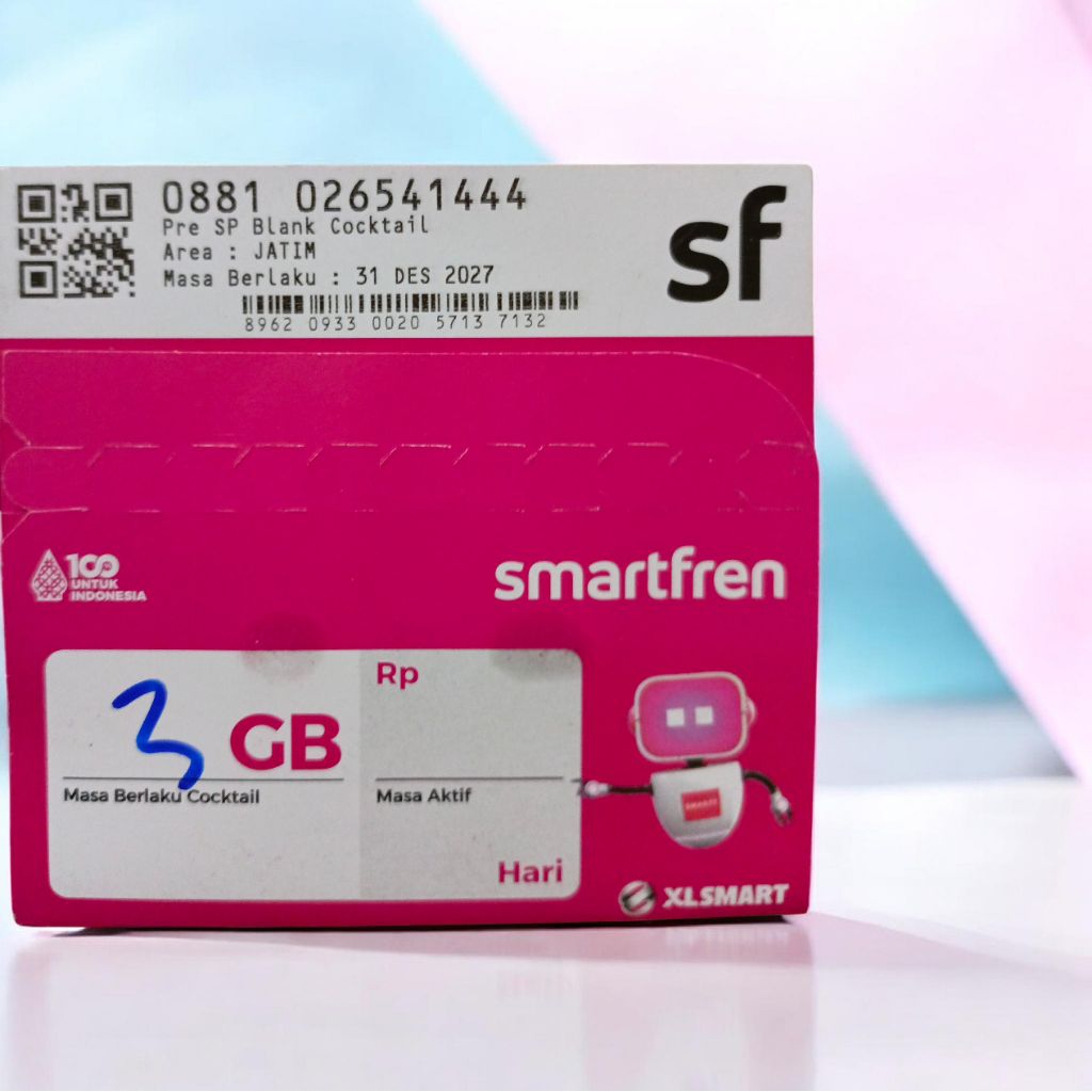 nomor cantik smartfren isi kuota 3gb 10 265 4 1 444 jaringan 5G