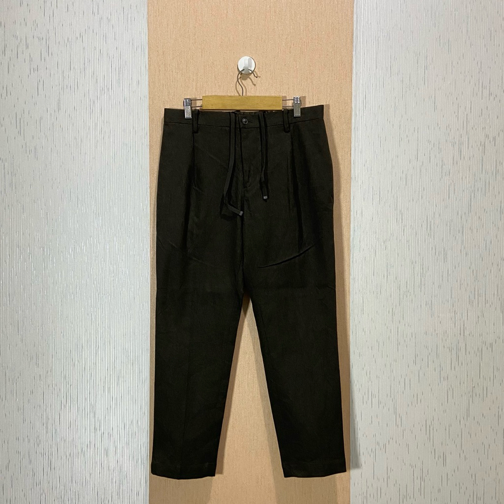 Ankle Pants Global Work Slim Fit / Celana Bahan Pria / Size 30-31