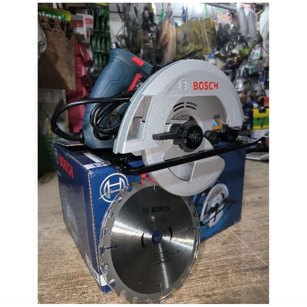 MESIN CIRCULAR SAW 7 INC BOSCH GKS 130 / MESIN GERGAJI POTONG KAYU BOSCH