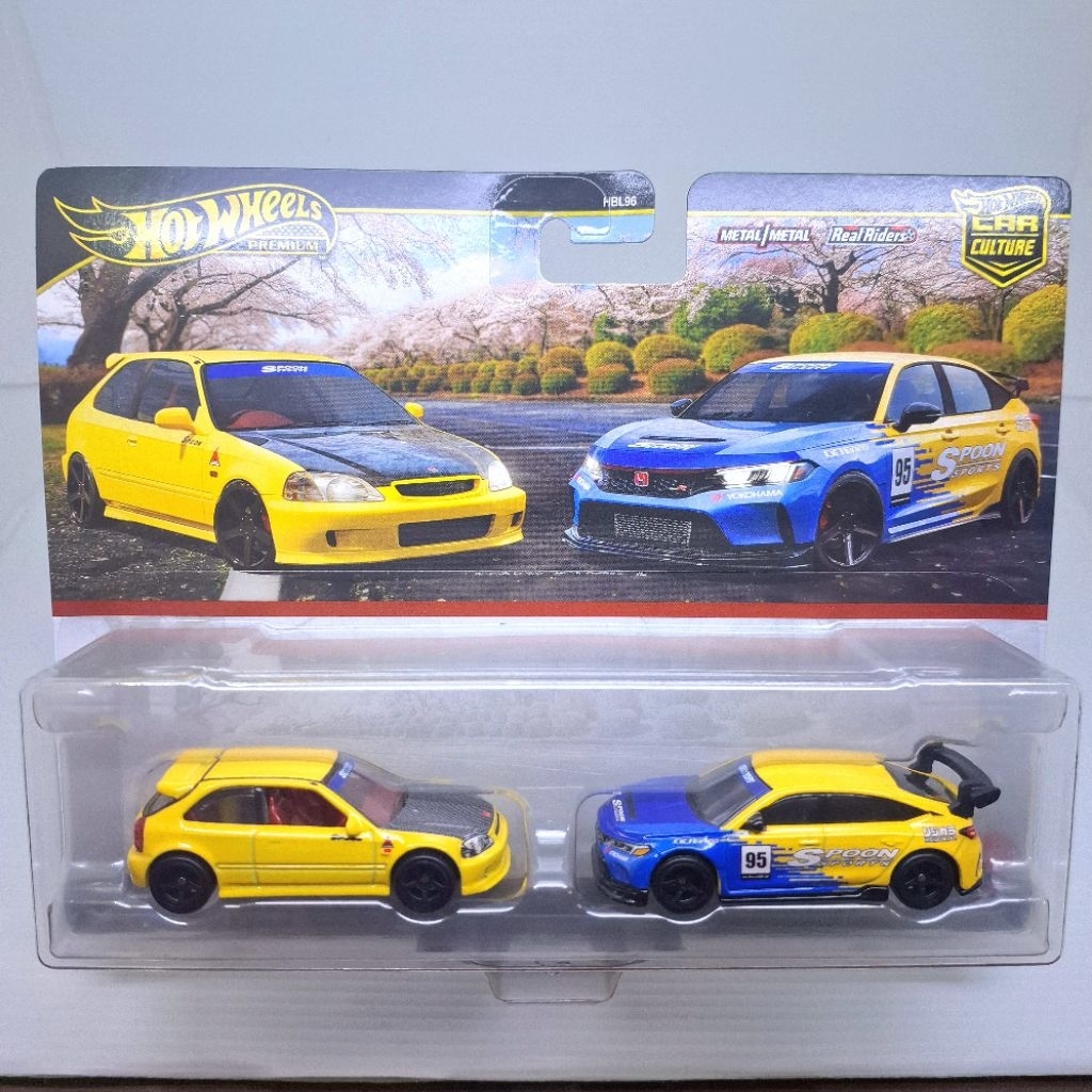 Hot Wheels Premium Twin Pack - Honda Civic