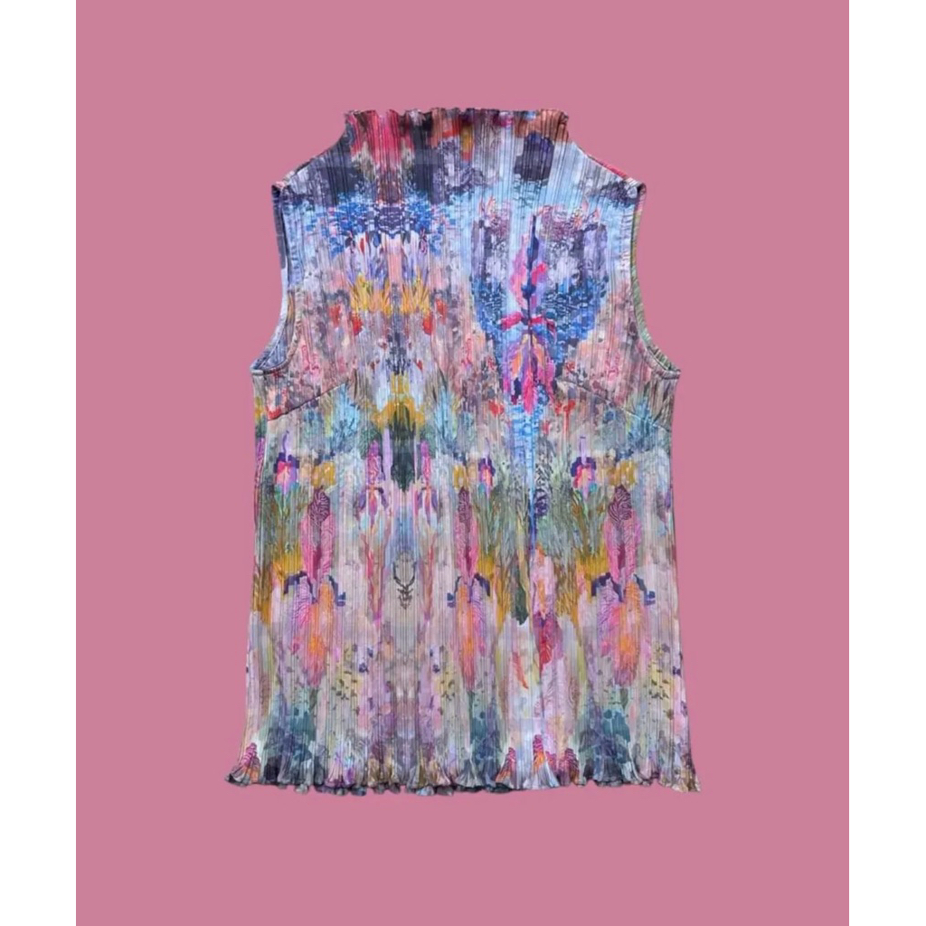pleatssi cattleya top