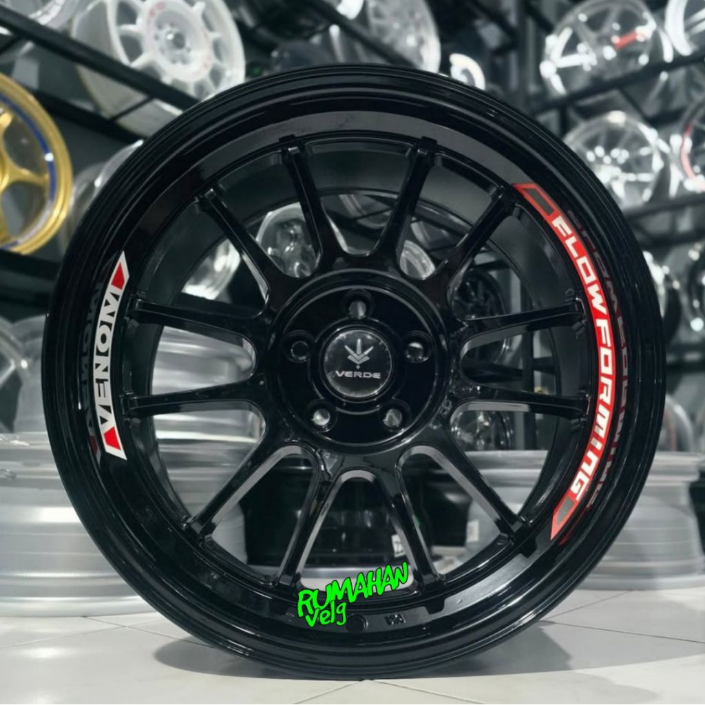 velg VENOM 5 VERDE r18 lebar 9 pcd 5x114,3 et 20 velg mobil ring 18 pnp mobil r18 reborn venturer ze