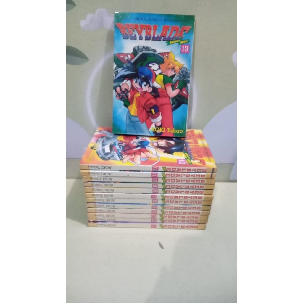 Komik Beyblade Full set tamat 1-13 original preloved