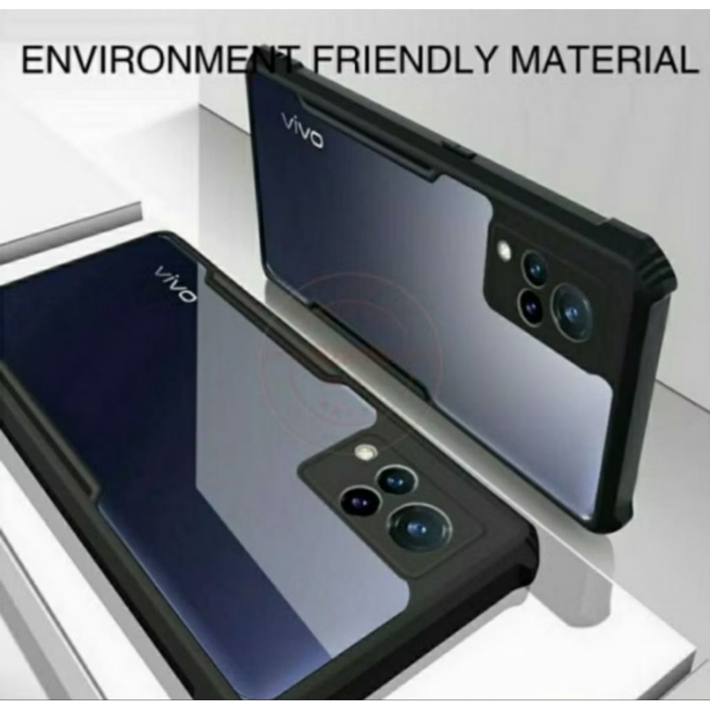 Case Vivo V21 4G/5G Hard Case Airbag Shockproof Fuze Casing Hp Vivo V21