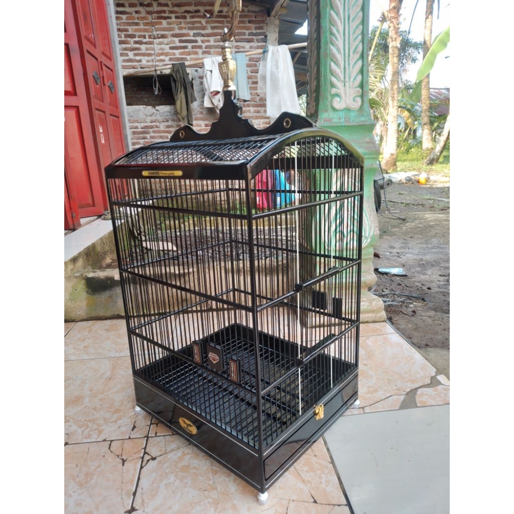 Sangkar Merek Diamond ruji bambu