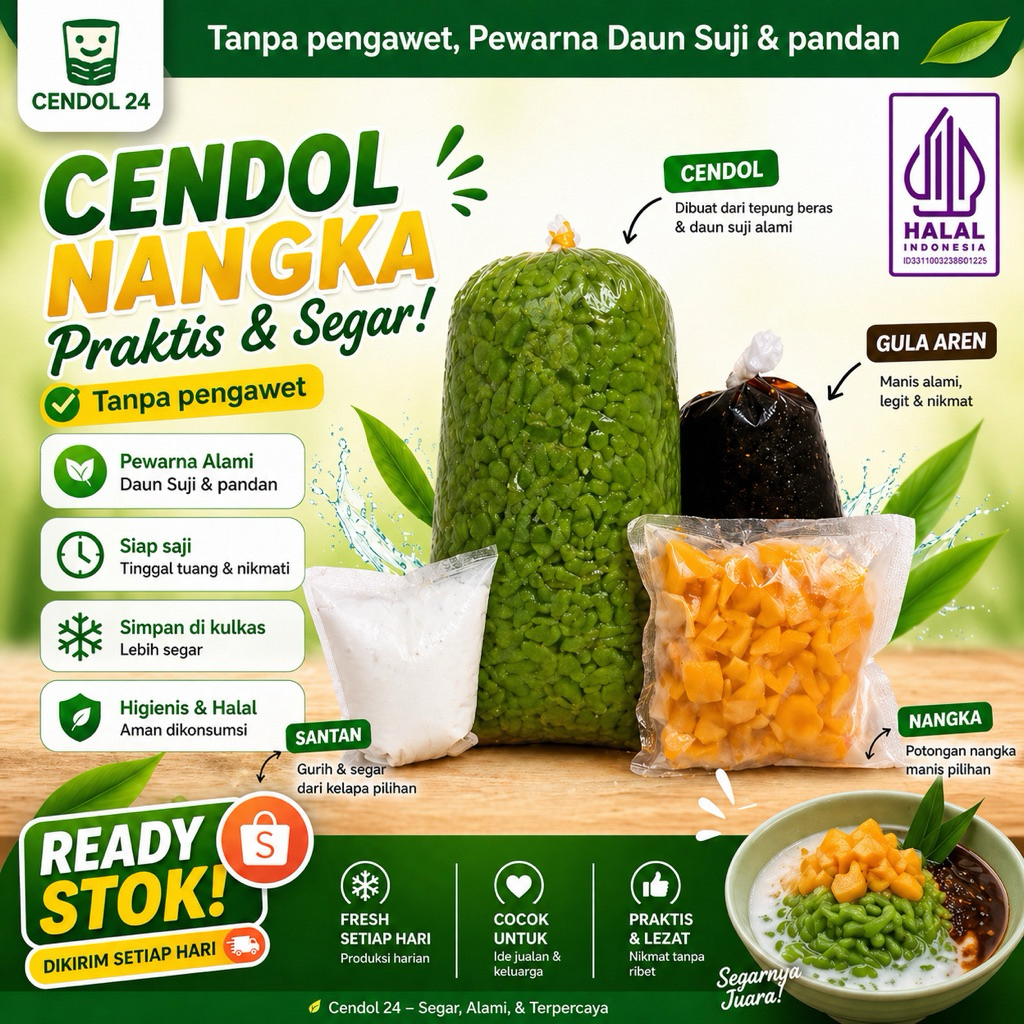 Paket Es Cendol Nangka / cendol nangka paket