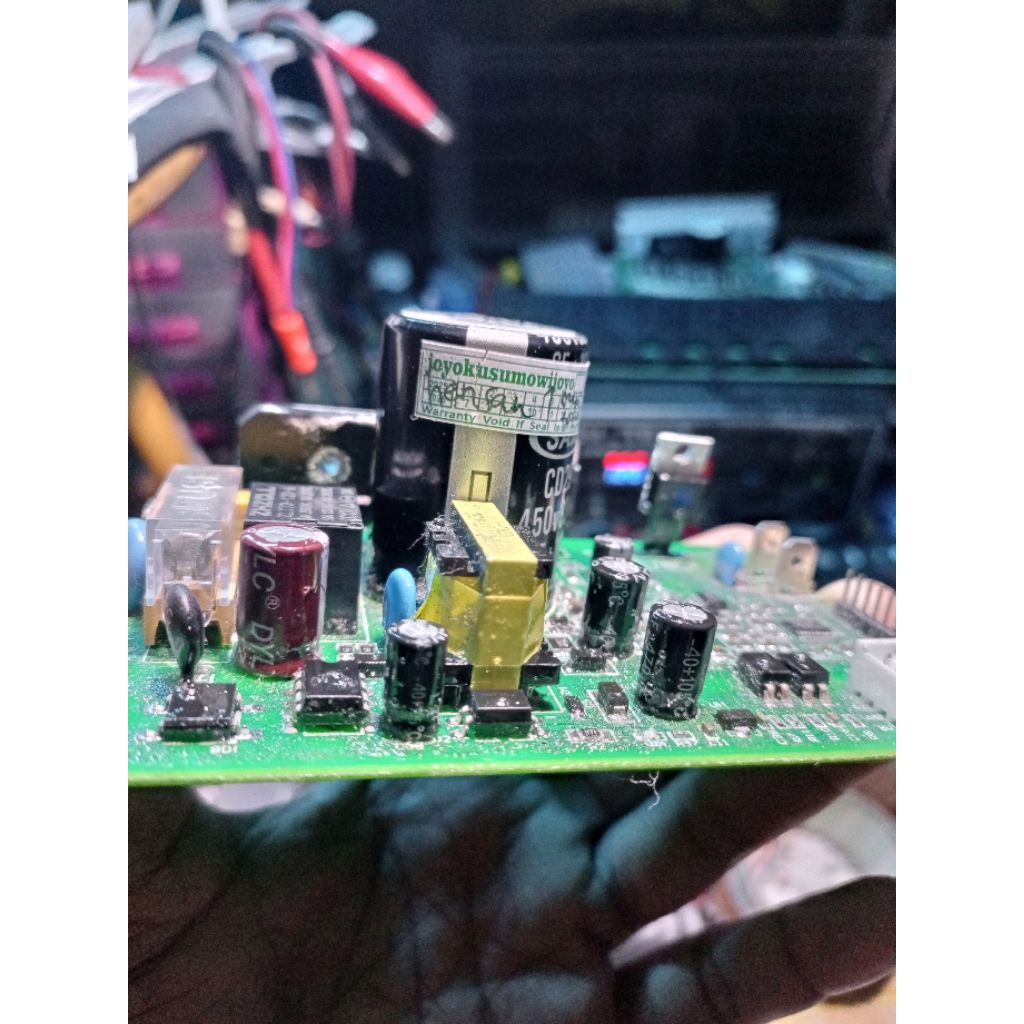 hanya perbaikan mesin modul PCB treadmill TWEN kondisi mati total dari Tangerang