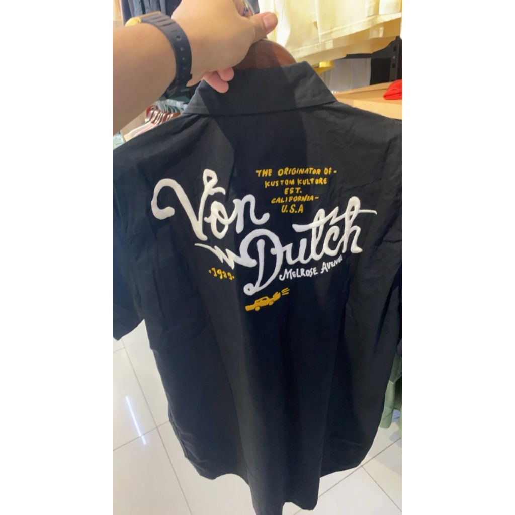 VON DUTCH 1749 WORKSHIRT BLACK