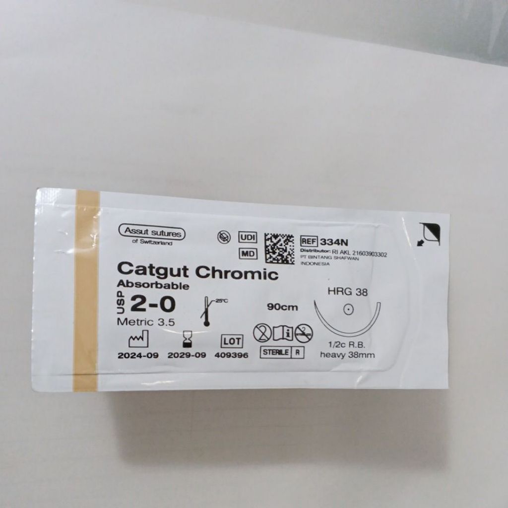 Catgut Chromic 2 0 HRG38 taper Pcs Catgut chromic 2 0 taper