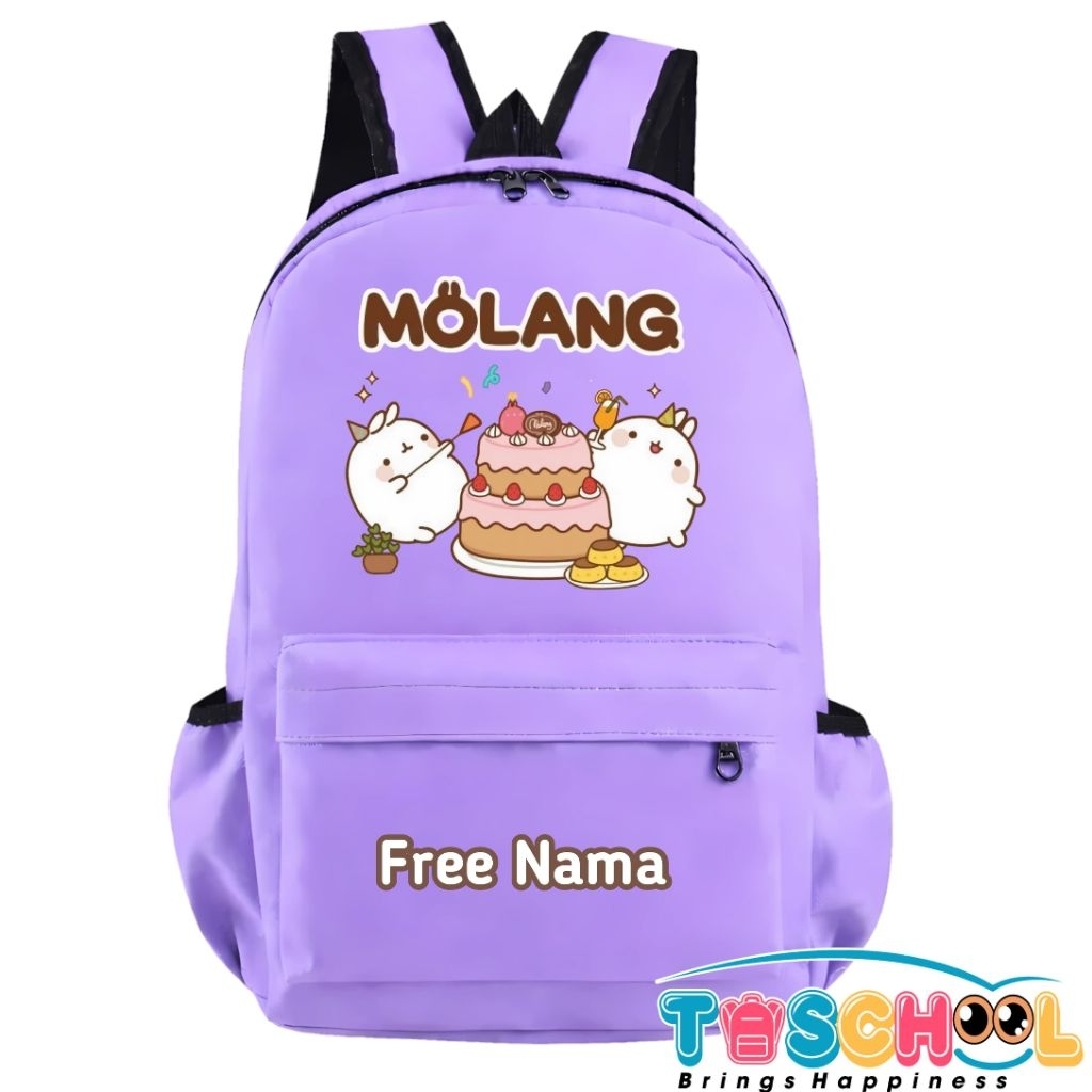 TAS RANSEL ANAK MOLANG YOUTUBE ANAK MOLANG PIU PIU FREE NAMA