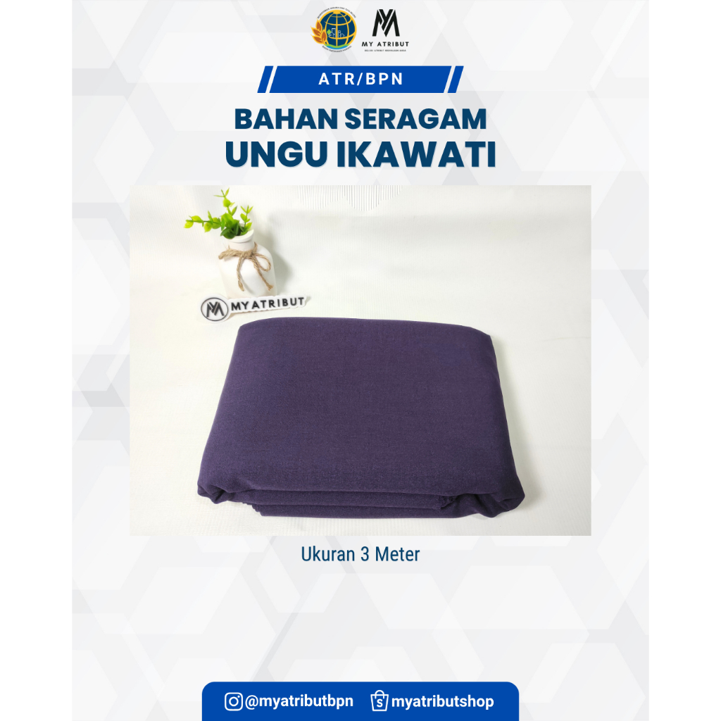 Bahan Seragam PSU Ungu IKAWATI ATR/BPN