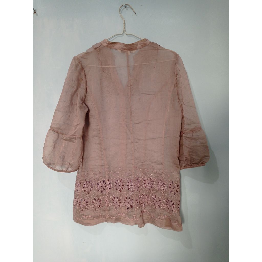 Atasan Wanita Preloved Ungu Tua / Coklat