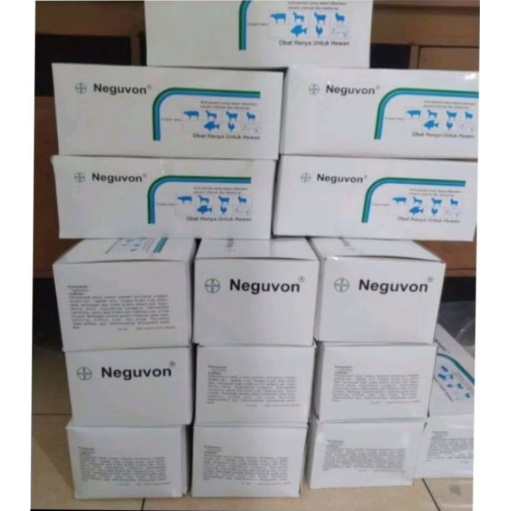 Neguvon Obat Pembasmi Parasit Hewan 10gr - Efektif Membasmi Kutu, Caplak, dan Serangga Lainnya