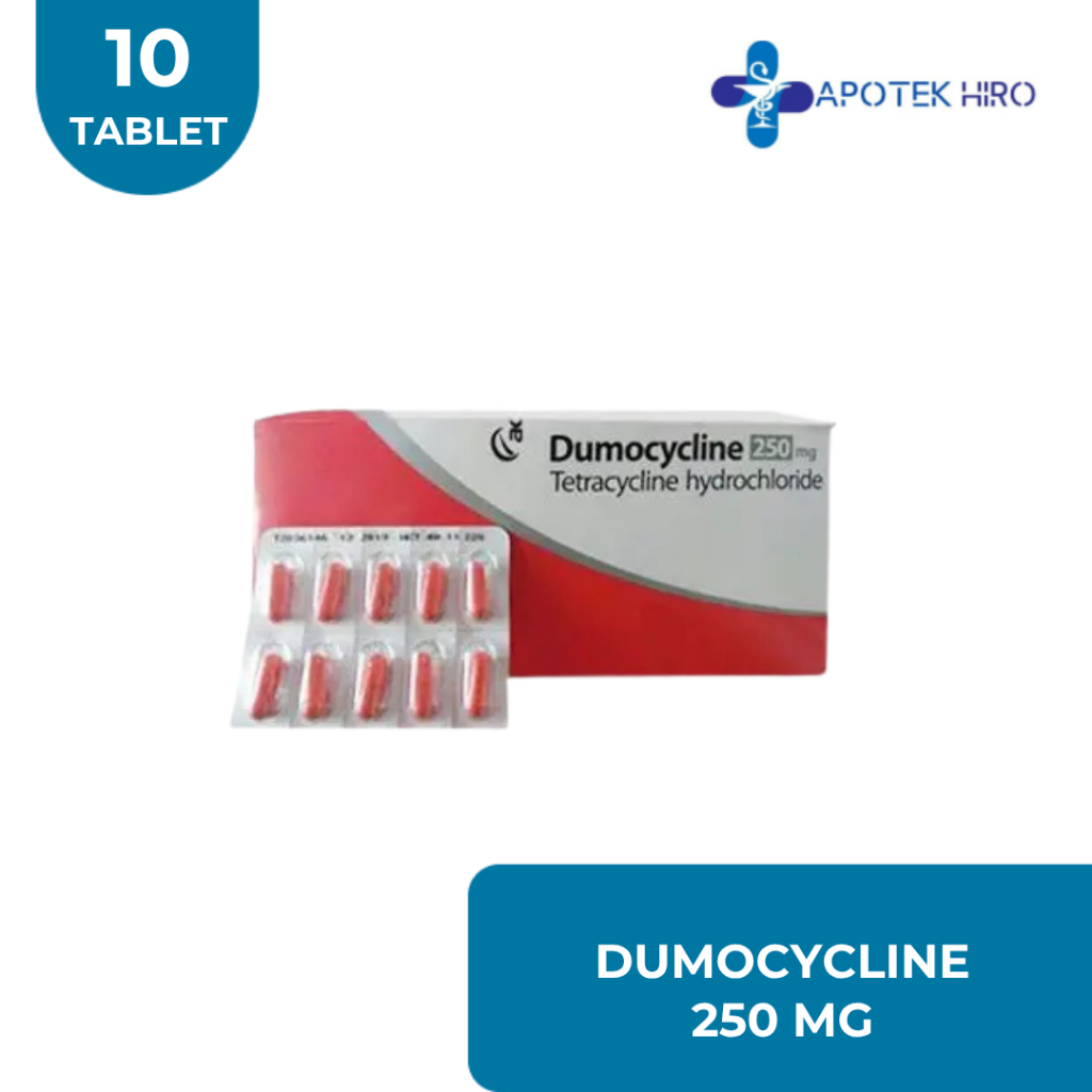 DUMOCYCLINE 250 MG 1 BLISTER @ 20 KAPSUL