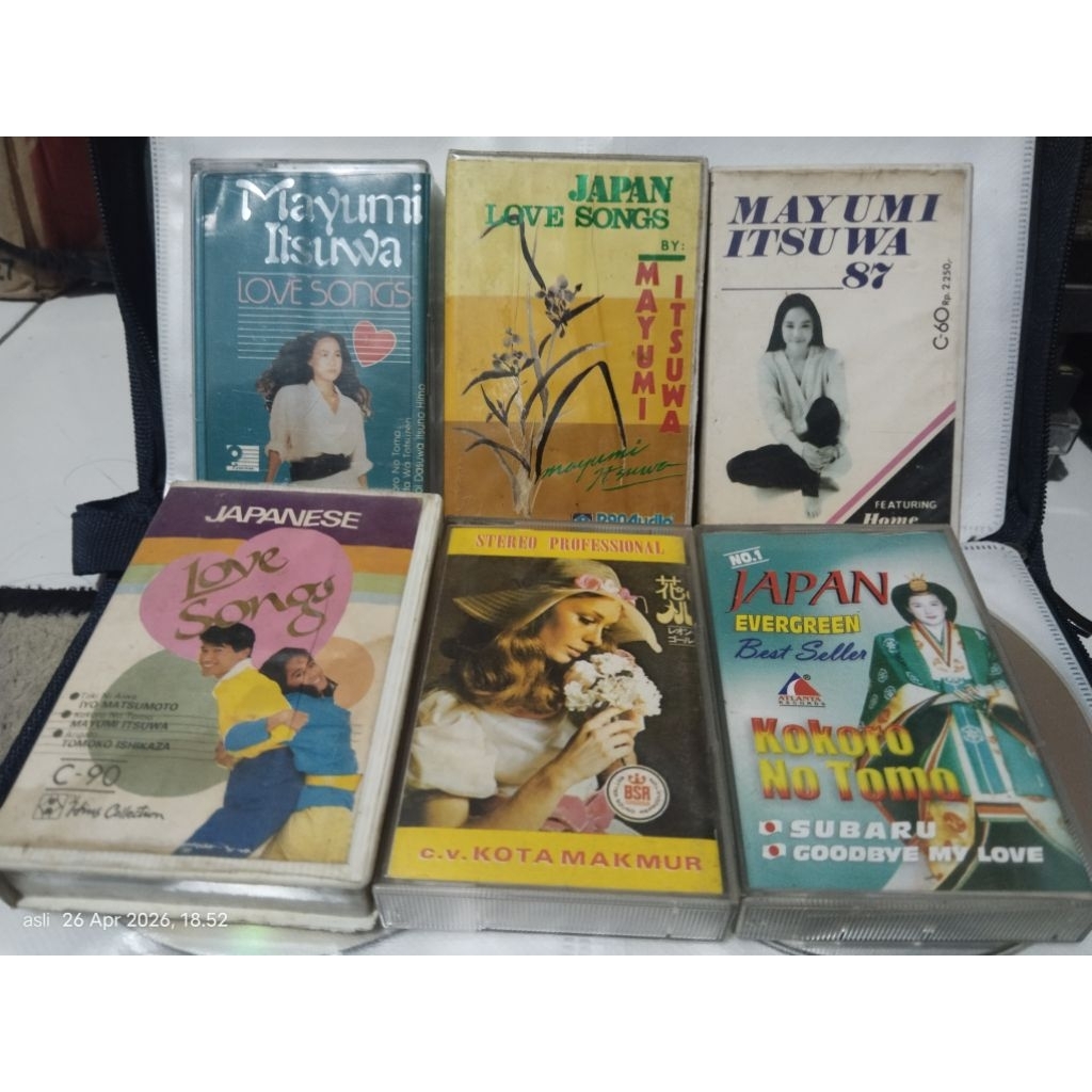 kaset pita mayumi itsuwa & japan songs (sepaket)