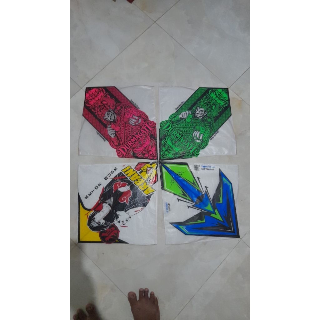 layangan sukhoi Turnament 3 warna superan