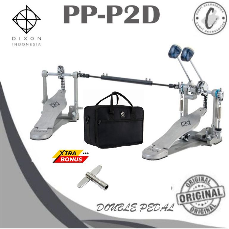 Double Pedal Drum Dixon PP-P2D Double Pedal Drum Dixon ppp2d Dixon PPP-2D
