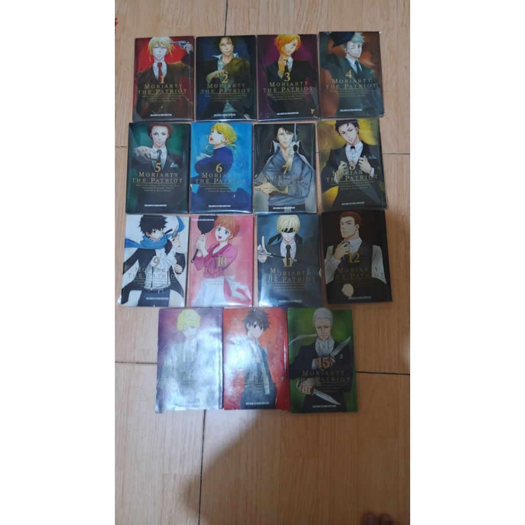 komik bekas Moriarty the Patriot vol 1-15