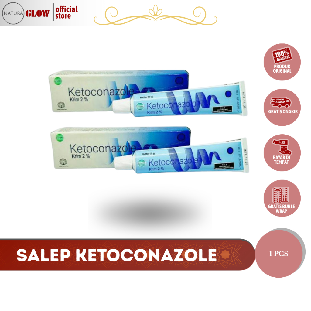 Salep Ketoconazole Krim, Salep Gatal Jamur, Gatal Selangkangan, Salep Panu
