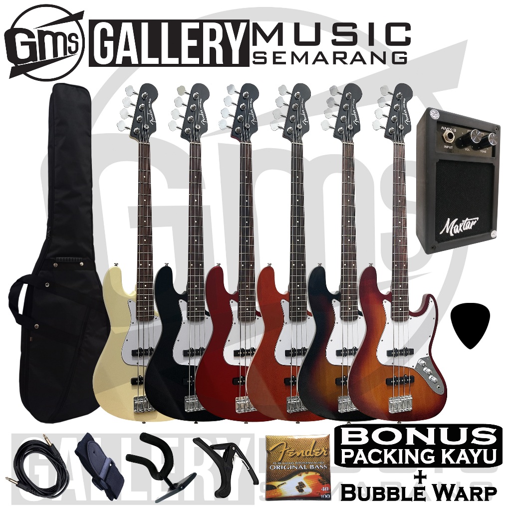 KHUSUS COD Bass Elektrik Fender Jazz Bass Gitar Bass Listrik Fender Jazz Bass