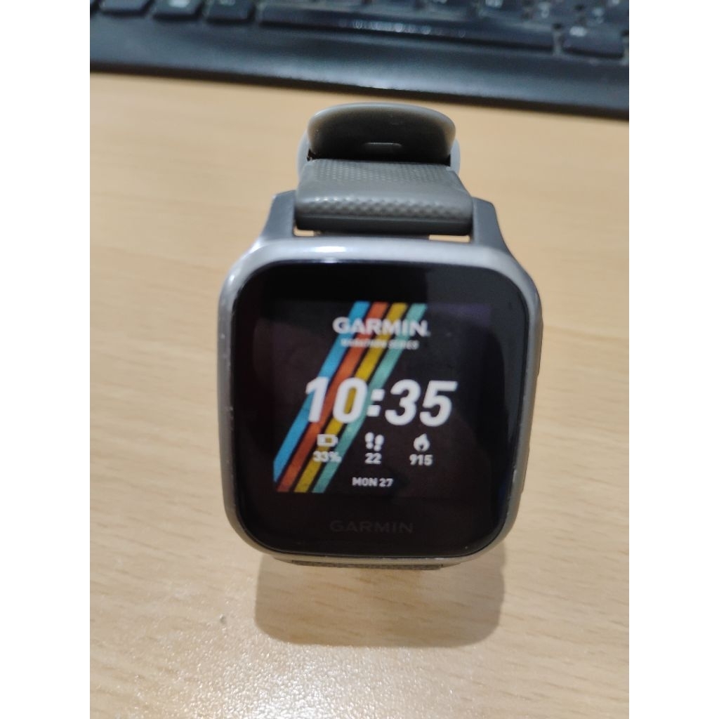 Jam tangan Garmin Venu Sq Shadow Gray Smartwatch GPS Tracker Preloved