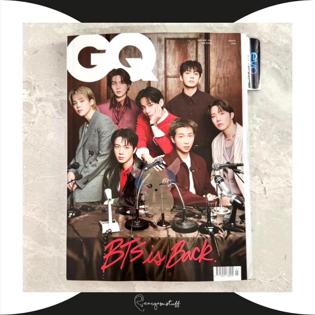 GQ KOREA MAGAZINE MARCH 2026 BTS / RM / JHOPE / JIN / V / JUNGKOOK / JIMIN / SUGA MAJALAH MARET