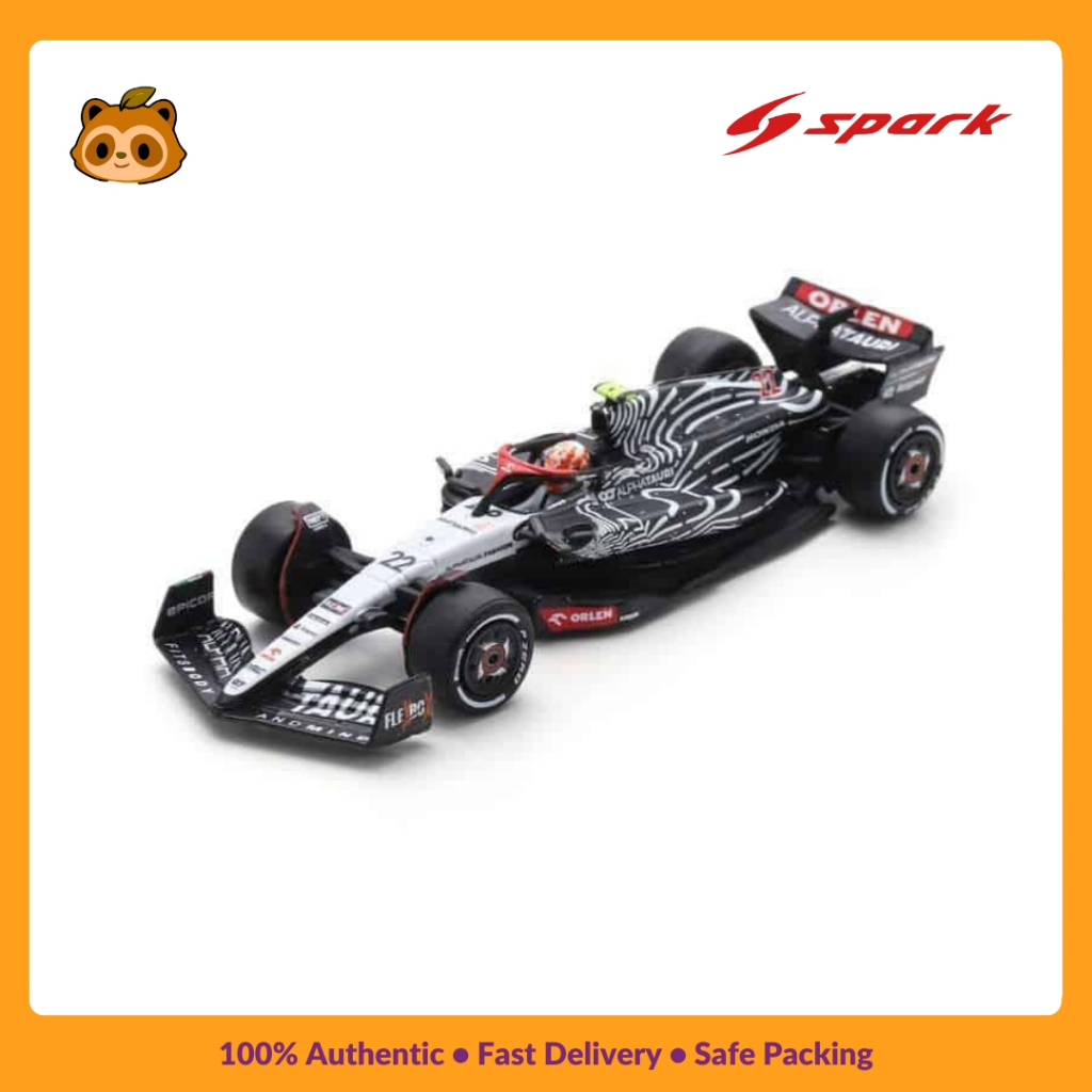 Nookitoys - Spark AlphaTauri AT04 Las Vegas GP 2023 Yuki Tsunoda Sparky | Diecast Model Car 1:64 | M