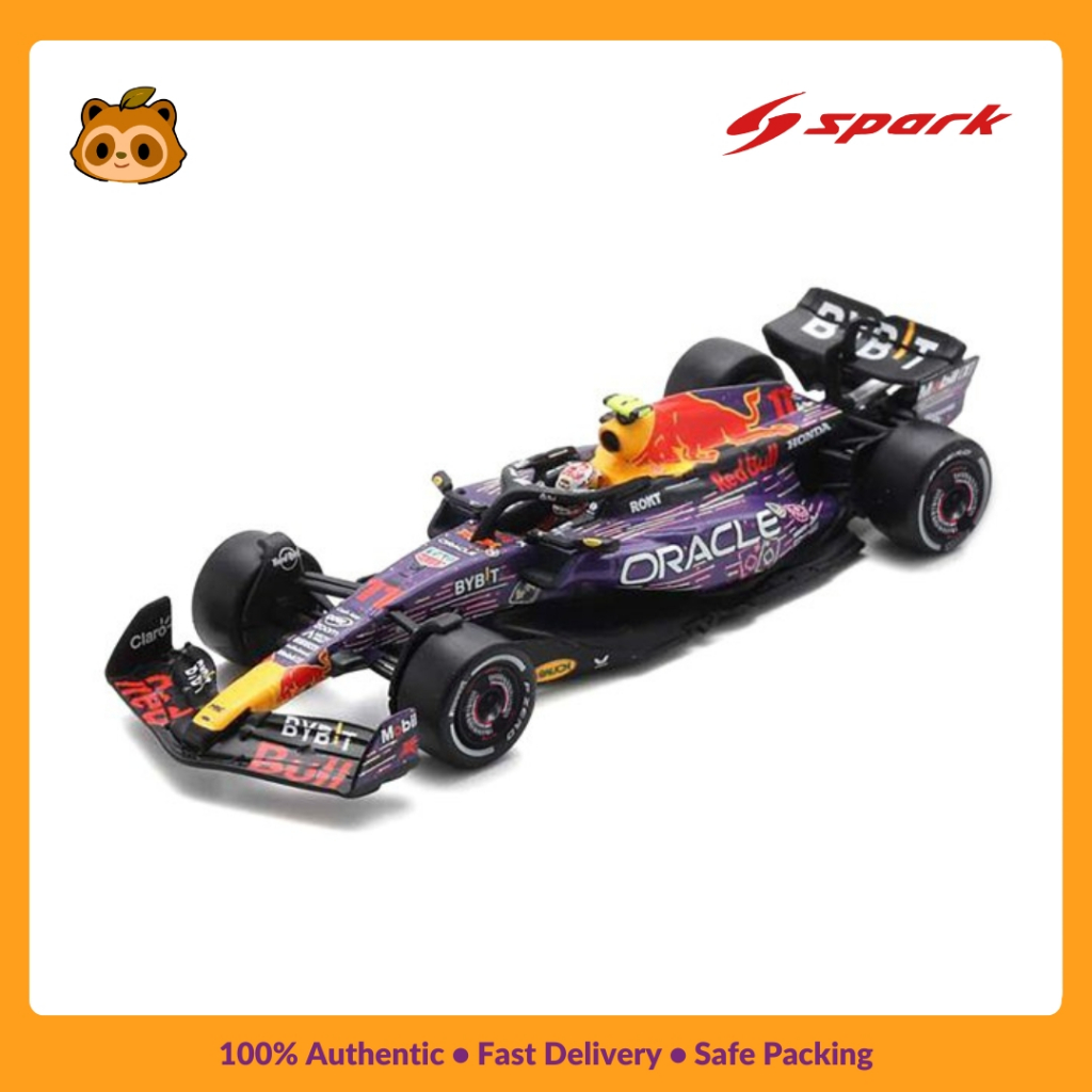 Nookitoys - Spark Oracle Red Bull Racing RB19 Las Vegas GP 2023 Sergio Perez Sparky | Diecast Model 