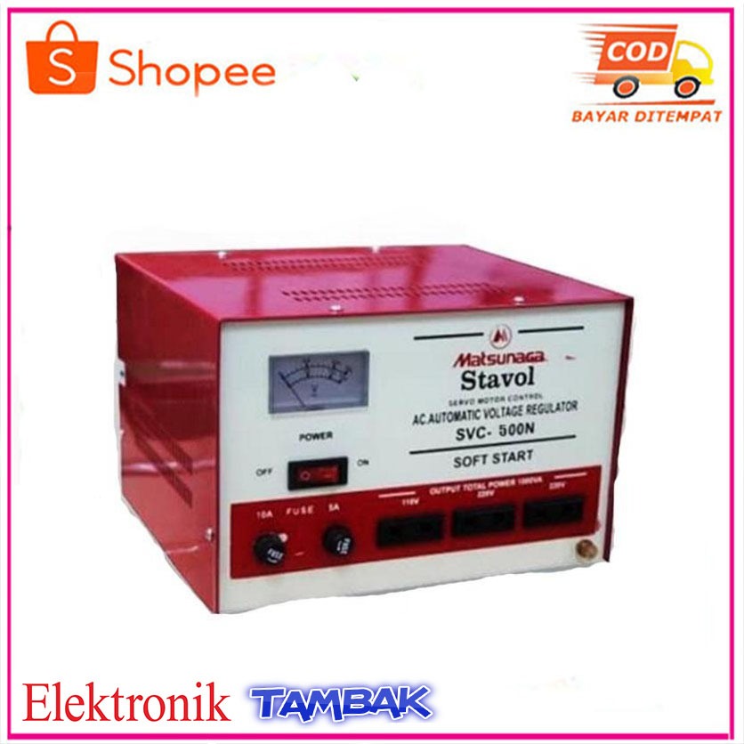 Stavol Matsunaga 500Watt Model SVC500N Stavolt 500 Watt