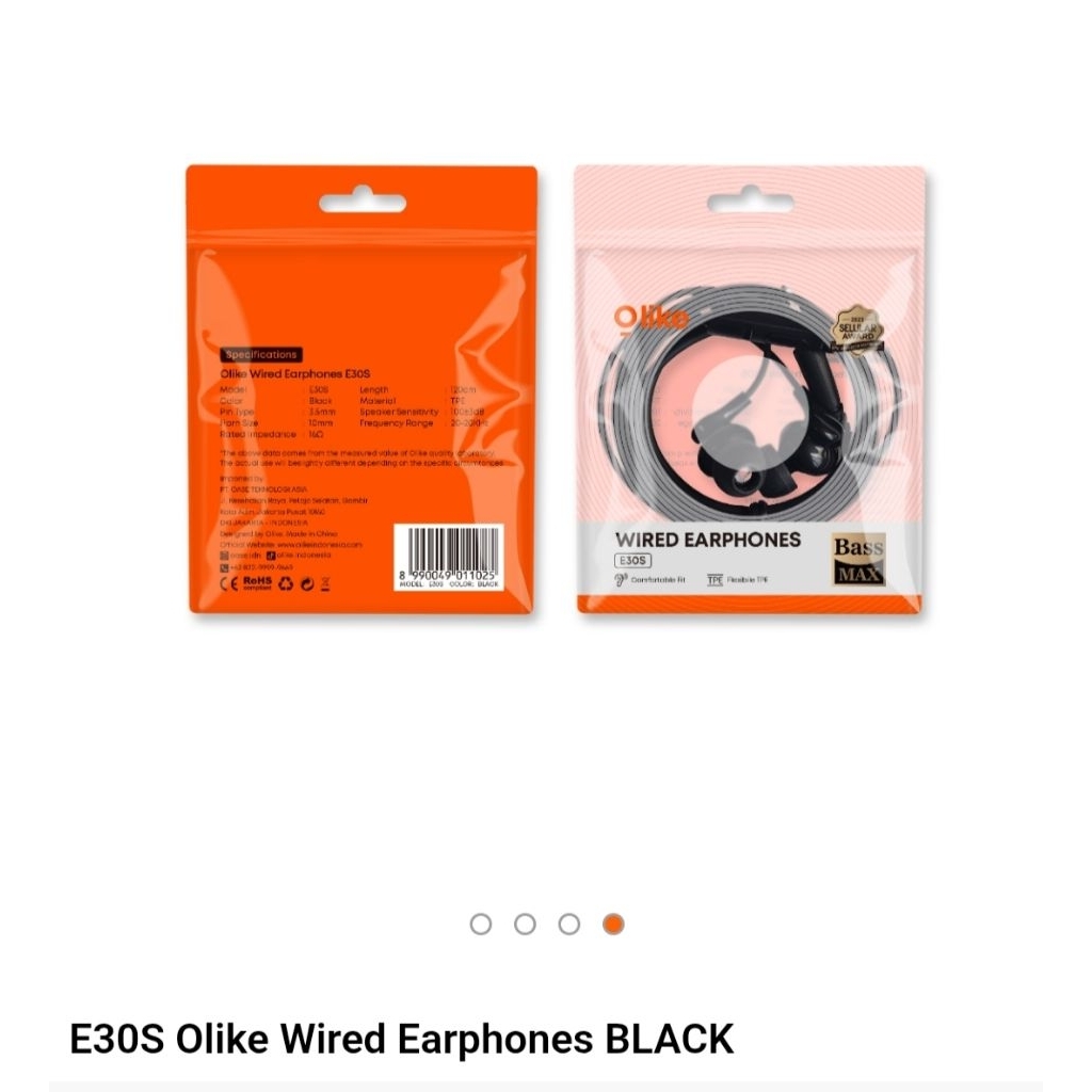 OLIKE E30S Wired Earphone