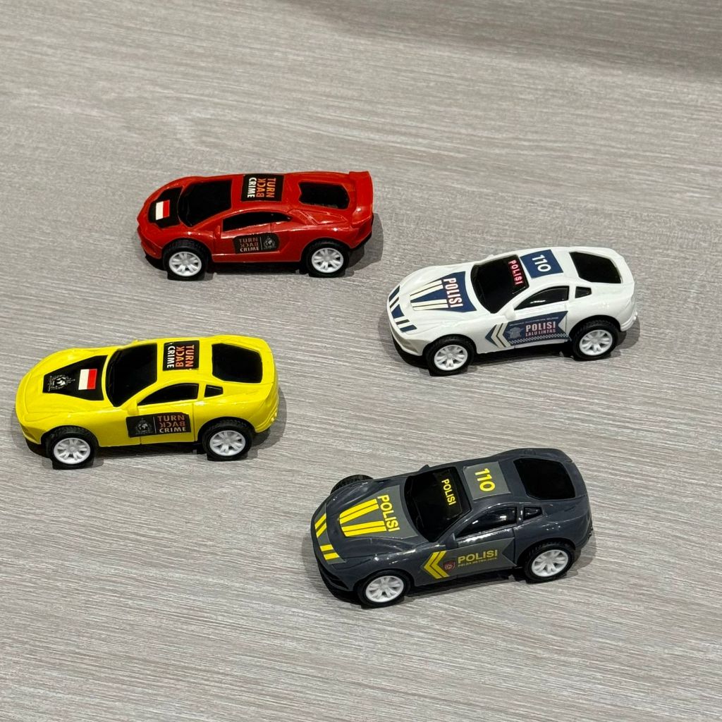Mainan Mobil Polisi Indonesia Diecast Police Car