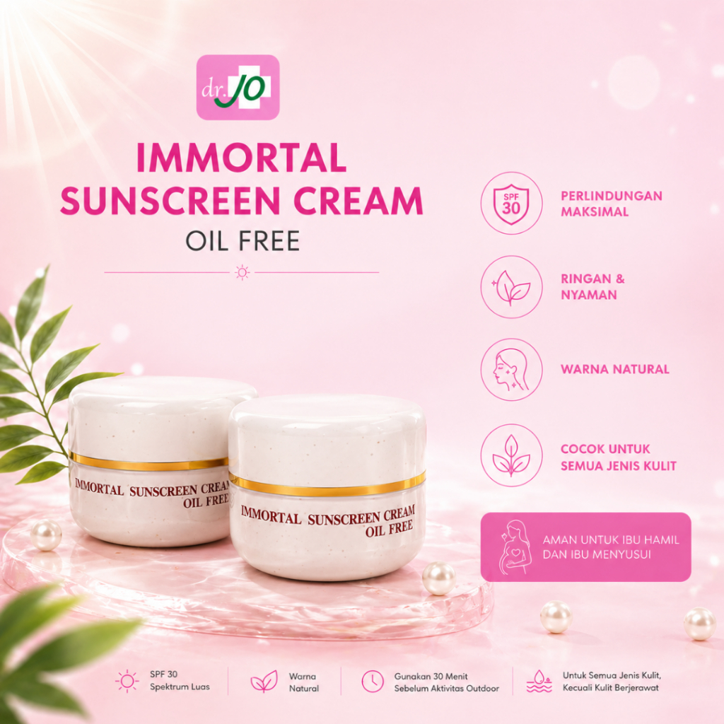 SUNBLOCK IMMORTAL OIL FREE | SUNSCREEN OIL FREE | DRJO SKINCARE