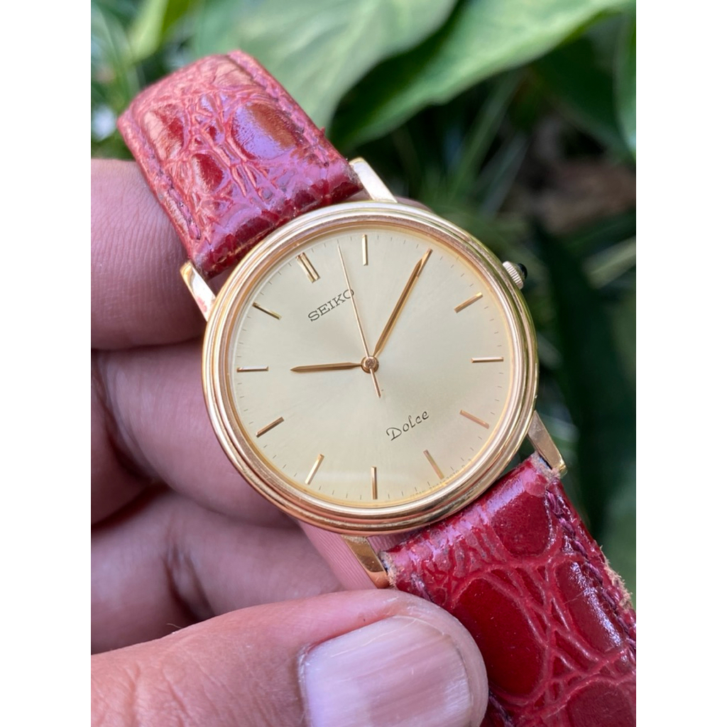 jam tangan original Seiko Dolce Quartz watch 8N41-7030 SGP 30 Stainless Steel back/Case no.070793 ma