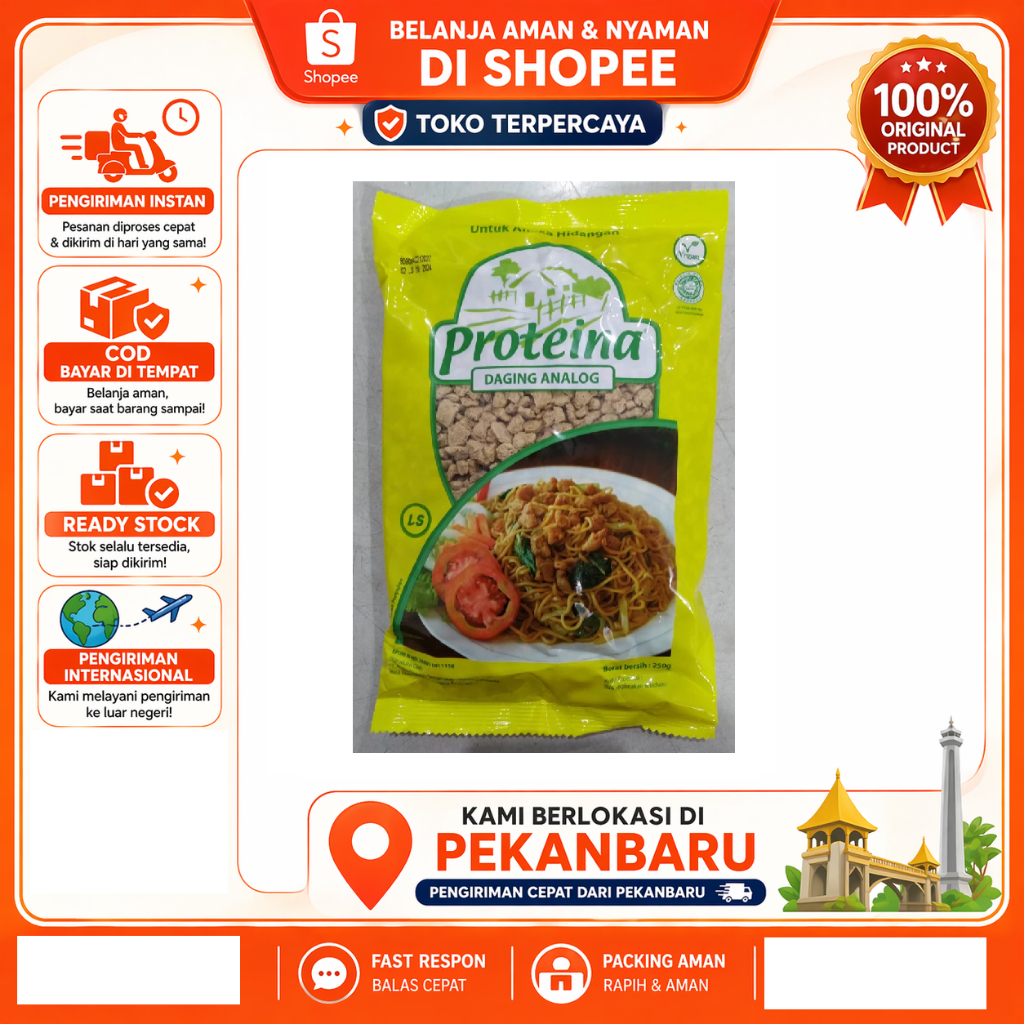 [SDW] pekanbaru/250 Gram Proteina Daging Analog LS