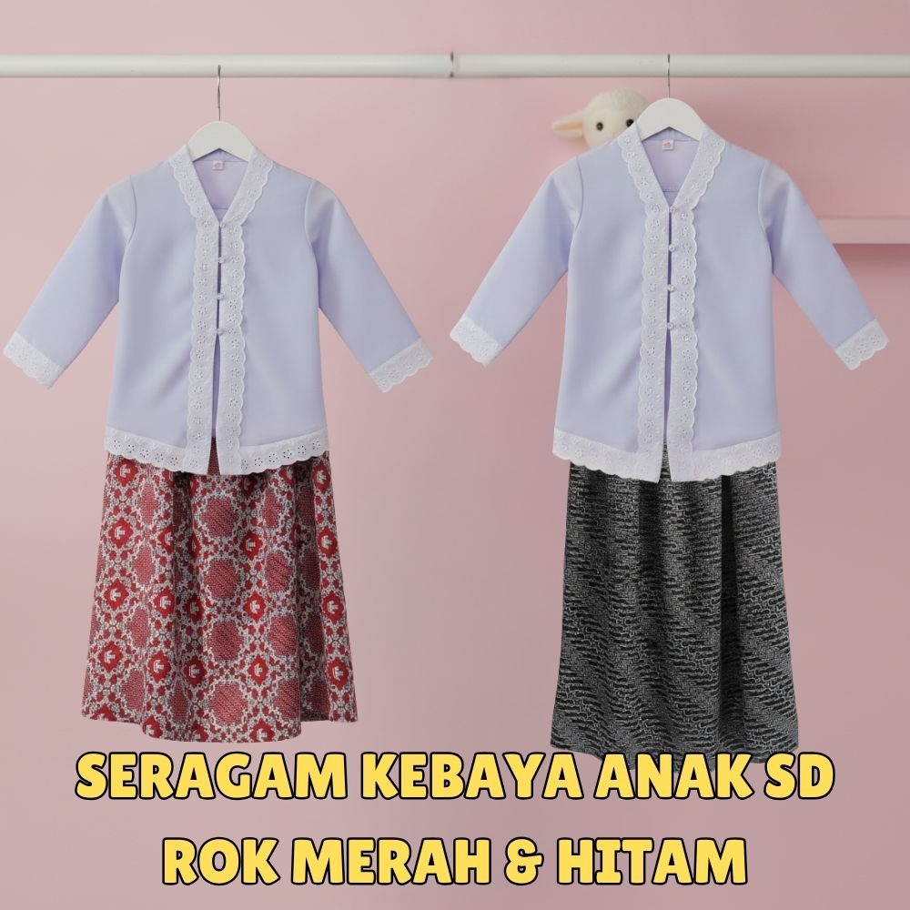 Seragam Anak SD, Kebaya Anak SD, Kebaya Encim,Kebaya Anak Sekolah, Kebaya Sekolah