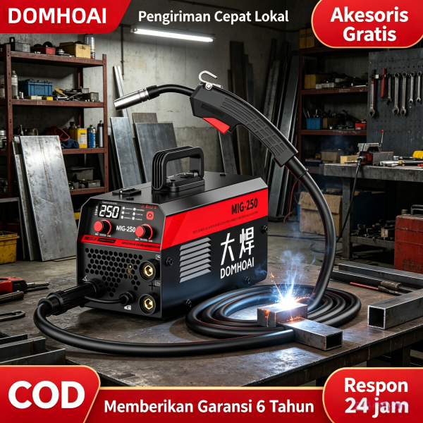 DOMHOAI mesin las 900 watt mesin las 3 in 1 mesin las inverter alat las listrik canggih Portabel Tam