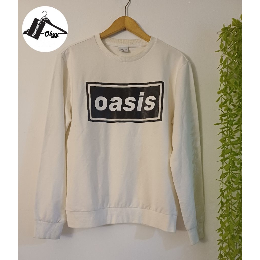 Crewneck Putih Polham (Preloved)