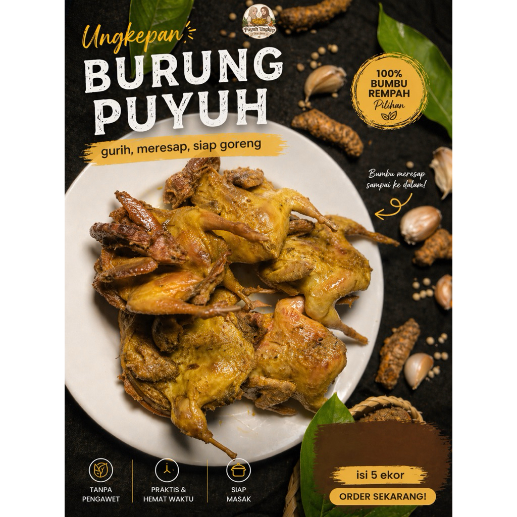 PUYUH UNGKEP ISI 5 ADA URITAN