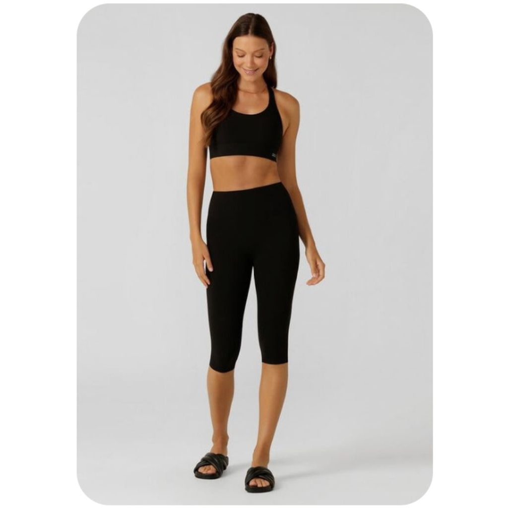 Legging Pendek Bawah Lutut 3/4 Wanita||Celana Leging