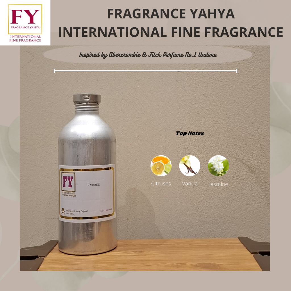 Fragrance Oil (Bibit Parfum) – Undone – Abercrombie & Fitch Perfume No.1 Undone