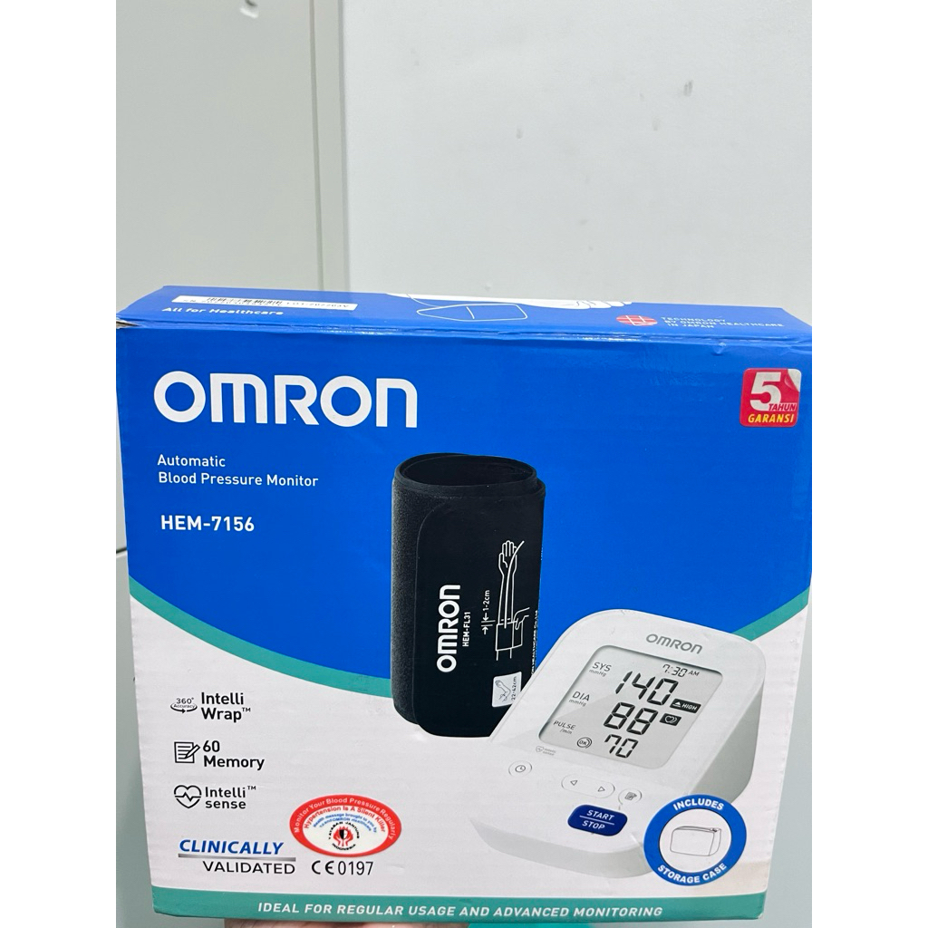 Tensimeter Digital Omron 7156 / Alat Cek Tekanan Tensi Darah Otomatis