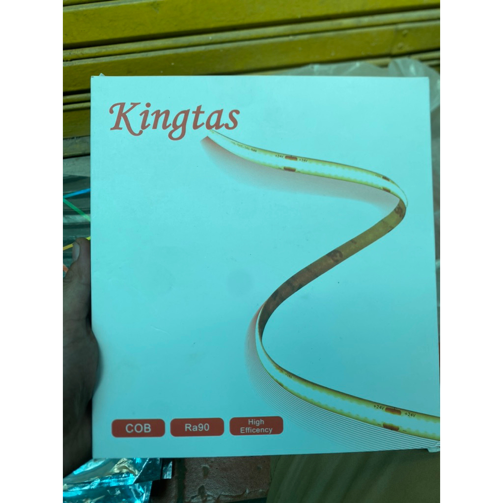 KINGTAS LED Strip COB 24V 480LED 12W Indoor 10M/ Strip Light Kingtas COB 24V 480P 12w/M CRY90 10M