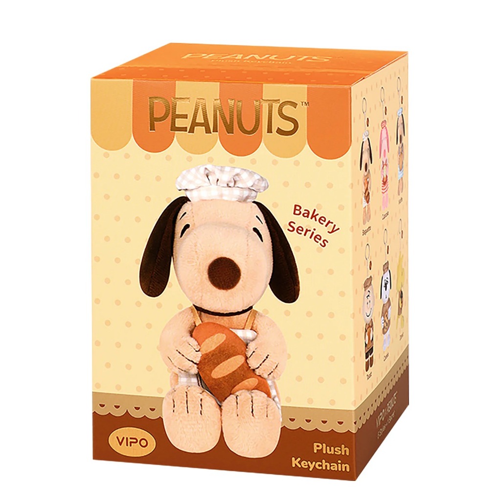 VIPO Snoopy Bakery Series Plush Keychain Blind Box