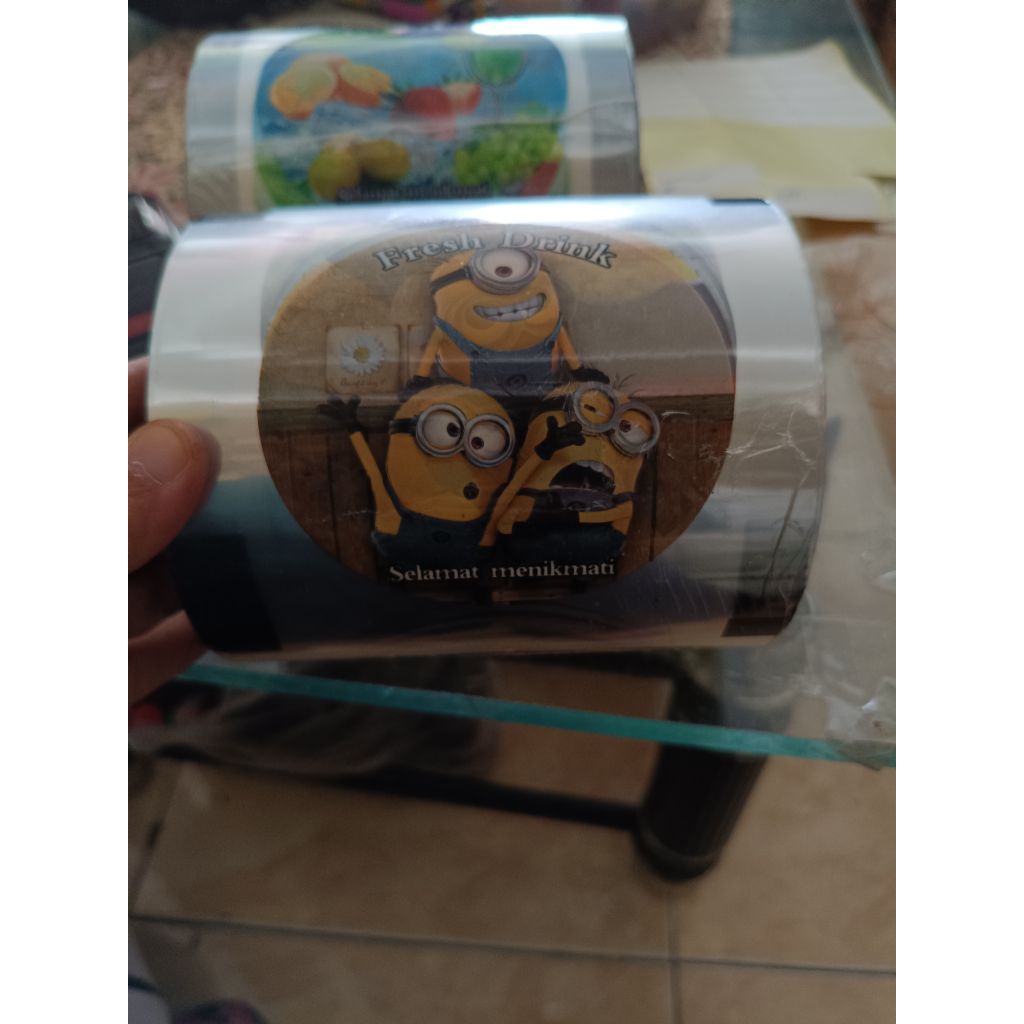 cup sealer/sel cup/pres minuman/tutup/motif +-1000cup
