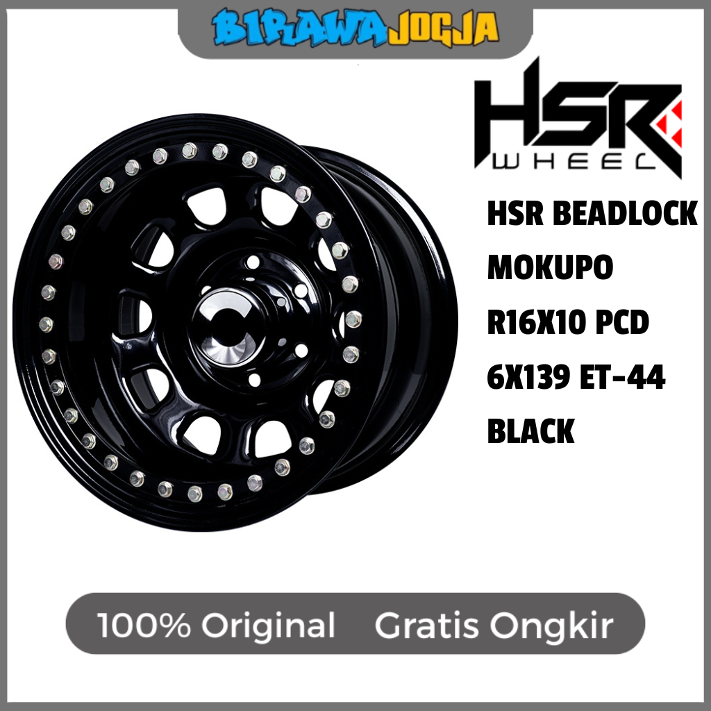 velg mobil offraod Beadlock ring 16 baut 6 lebar 10 pelek hsr beadlock mokupo hardtop ranger hilux