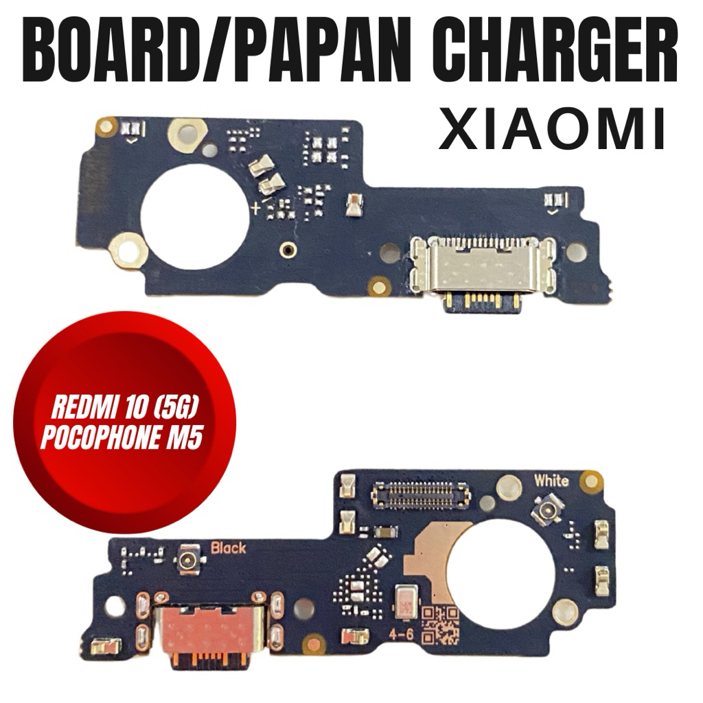BOARD CHARGER/PAPAN CAS/PCB XIAOMI REDMI 10 (5G)/POCOPHONE M5